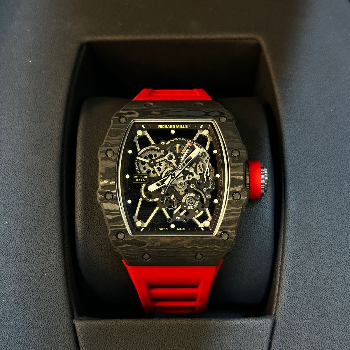 Richard mille Carbon Edition Rouge — Silicone haute densité